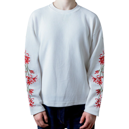 Unisex Lily Long Sleeve|Streetwear Oversized Vintage Casual Wear-Coordom