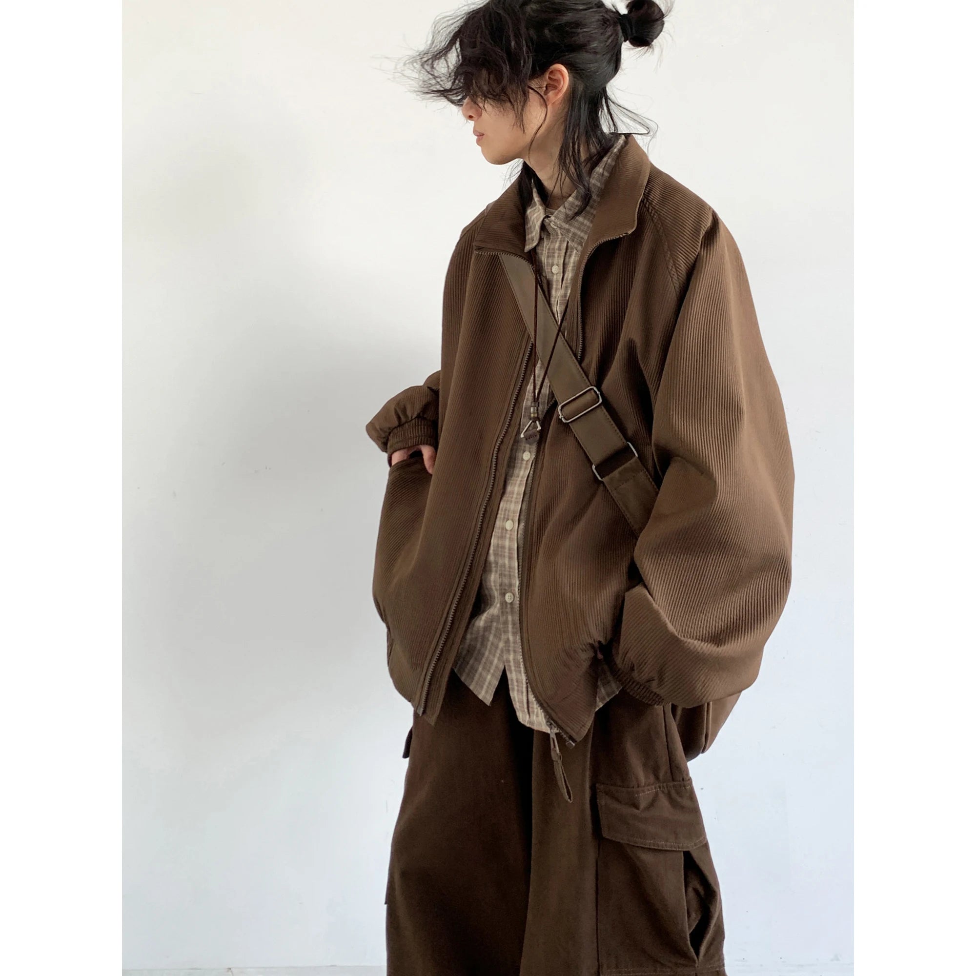Raglan Lapel Zipup-Coordom