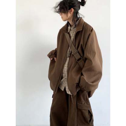 Raglan Lapel Zipup-Coordom