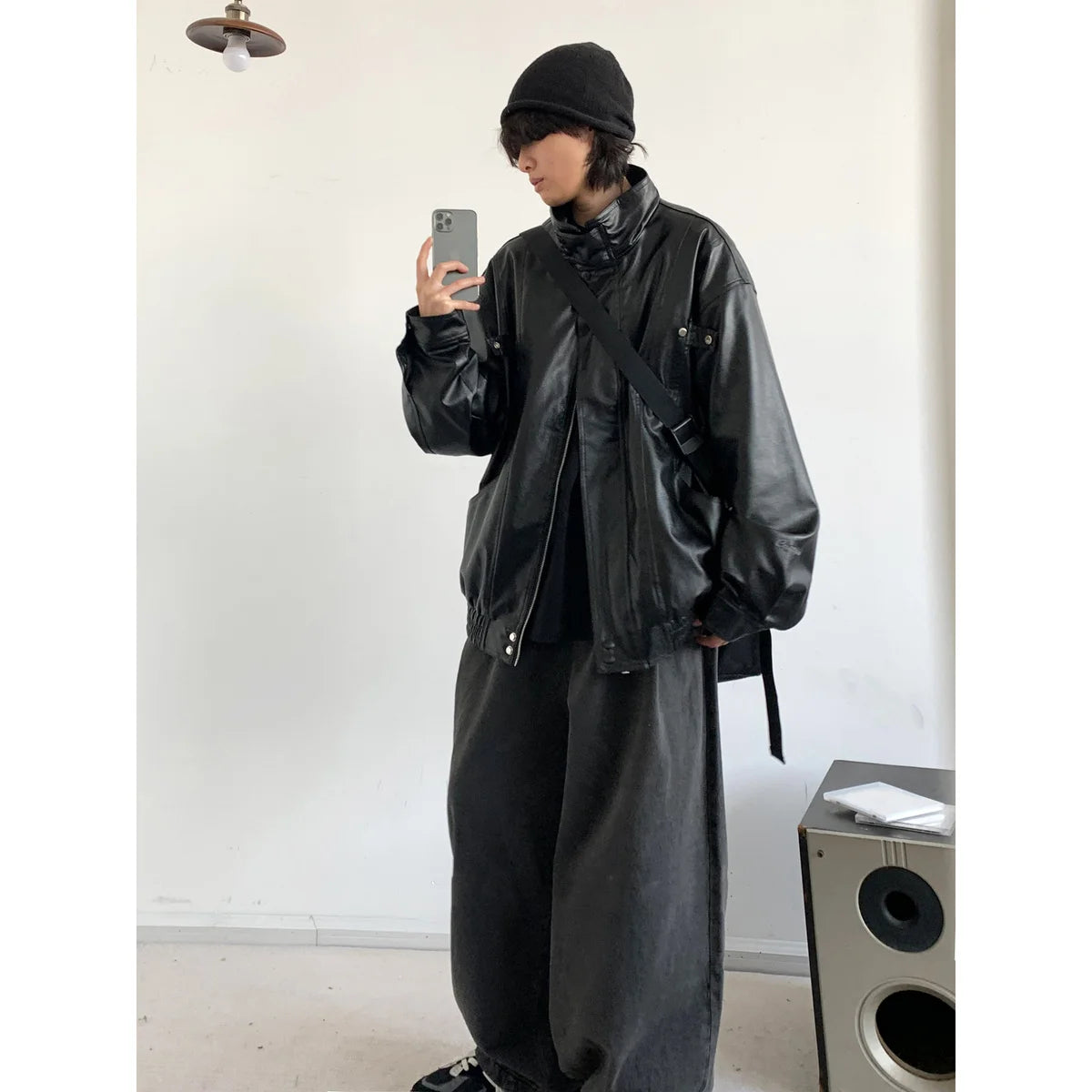 Dark Moon Leather Jacket-Coordom