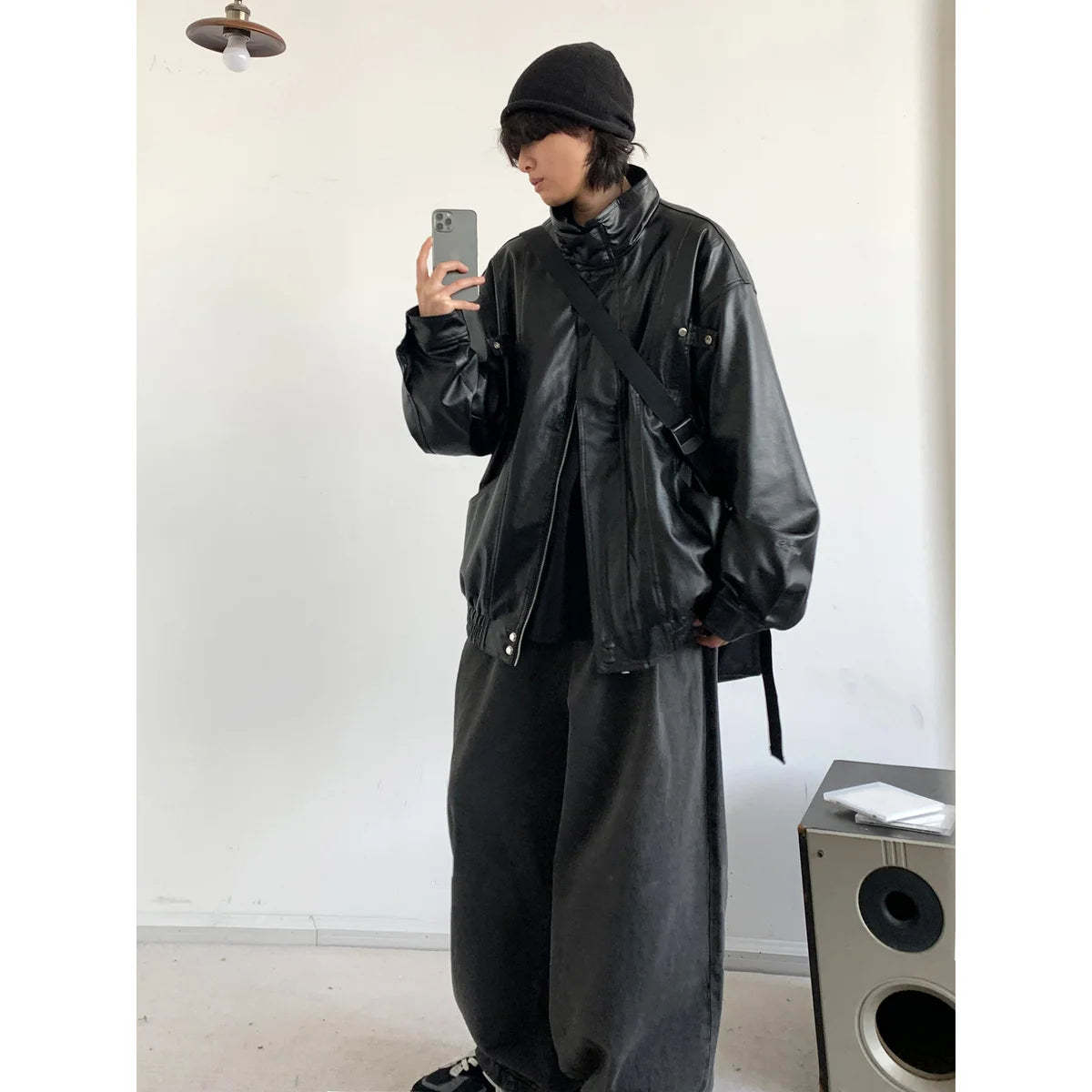 Dark Moon Leather Jacket-Coordom