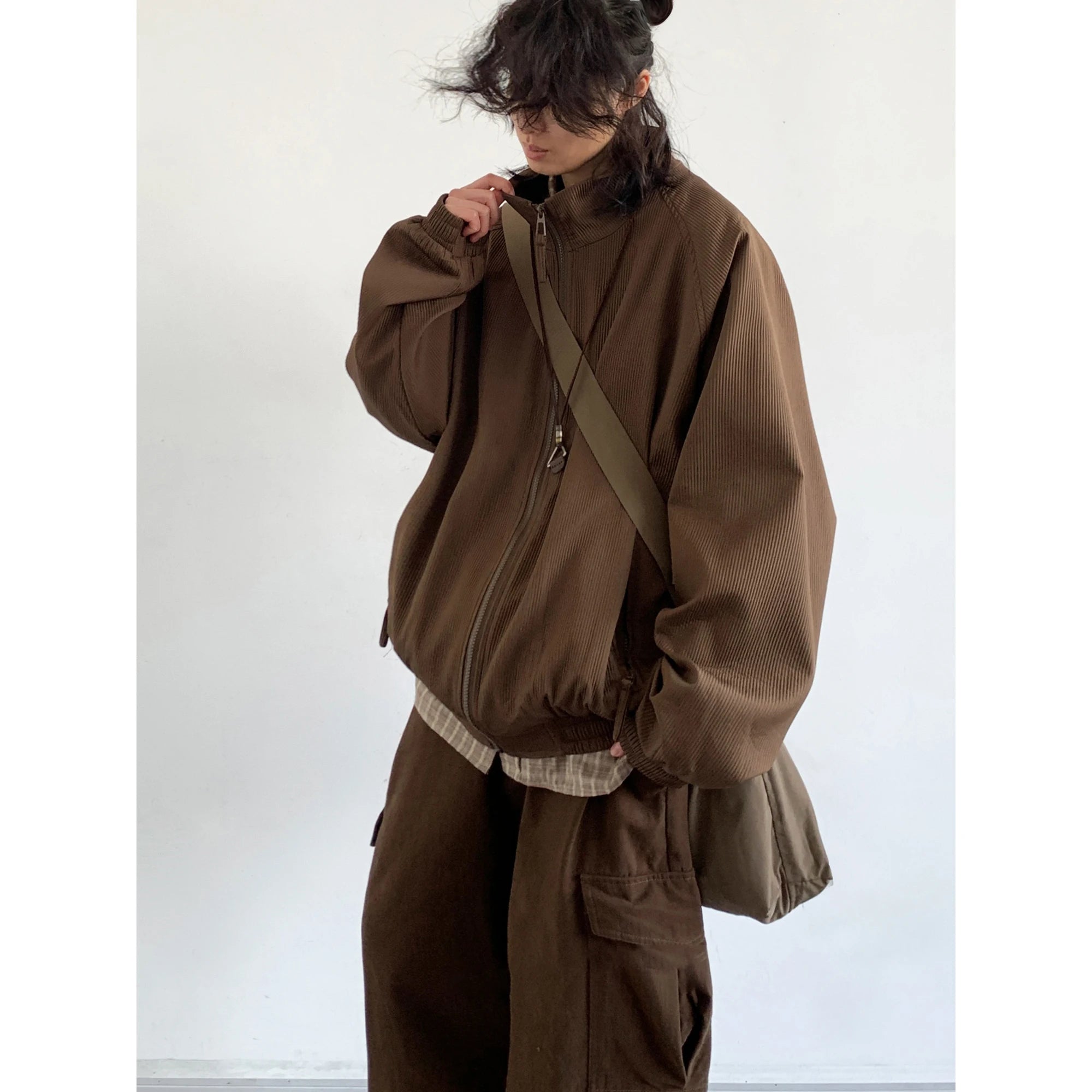 Raglan Lapel Zipup-Coordom