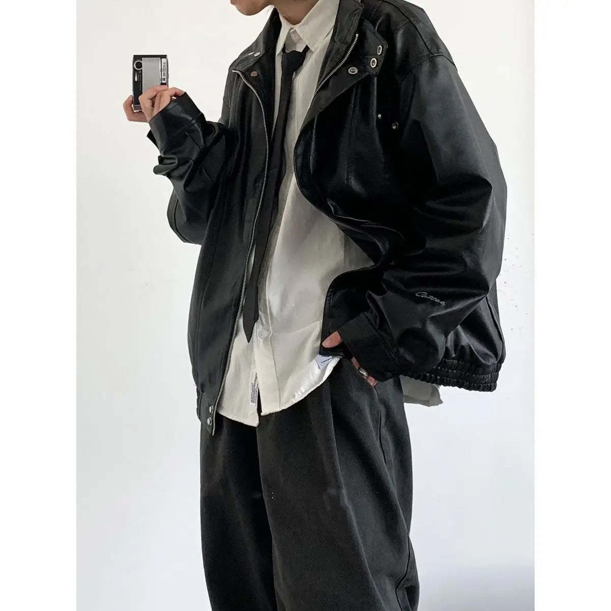 Dark Moon Leather Jacket-Coordom