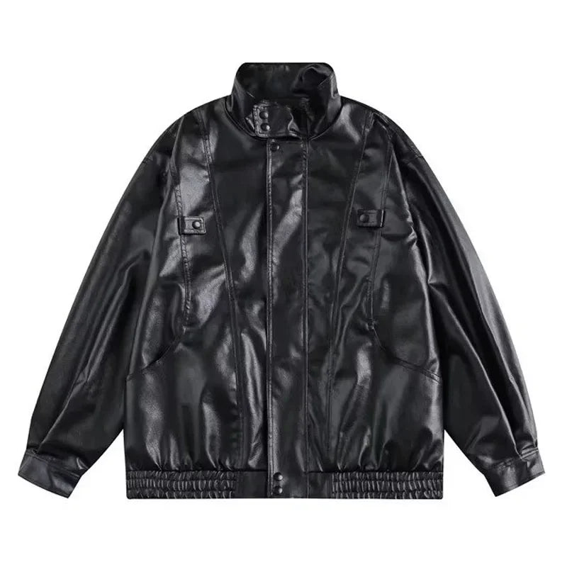 Dark Moon Leather Jacket-Coordom