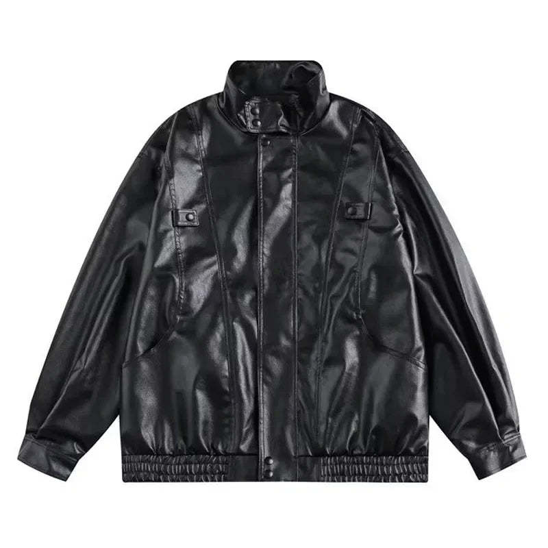 Dark Moon Leather Jacket-Coordom