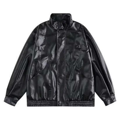 Dark Moon Leather Jacket-Coordom