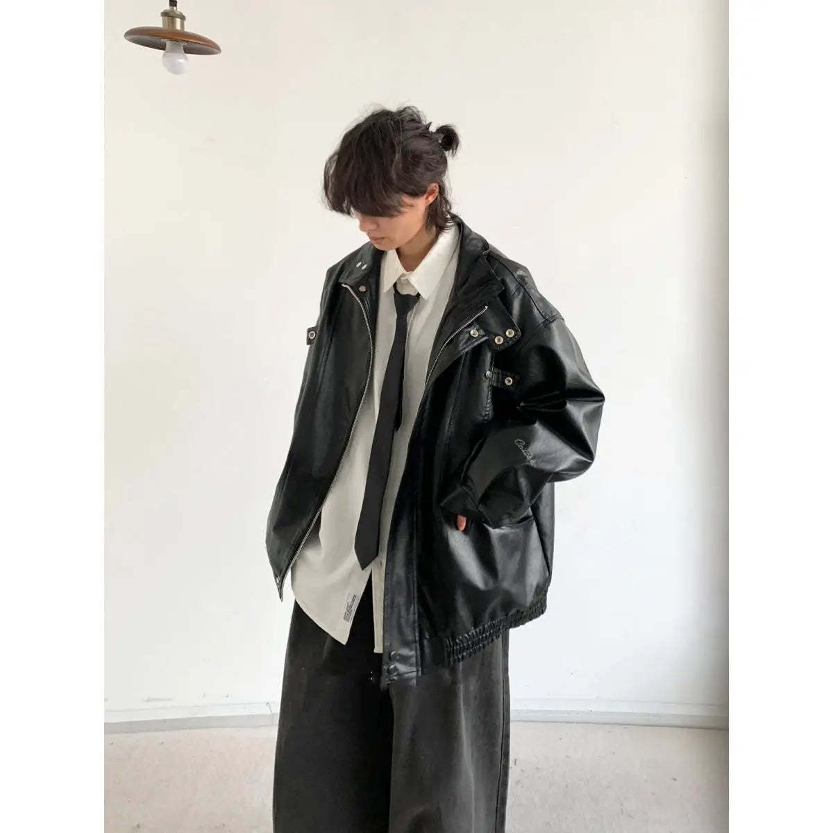 Dark Moon Leather Jacket-Coordom