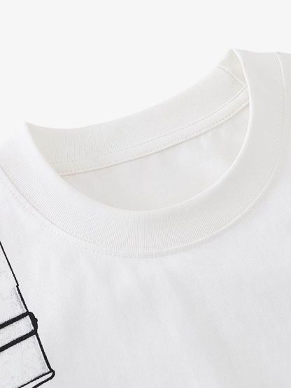 Jacket Print Graphic T-Shirt-Coordom