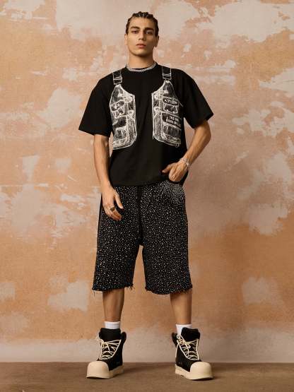 Jacket Print Graphic T-Shirt-Coordom
