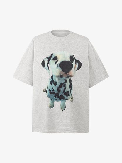 Dalmatian Graphic T-Shirt-Coordom