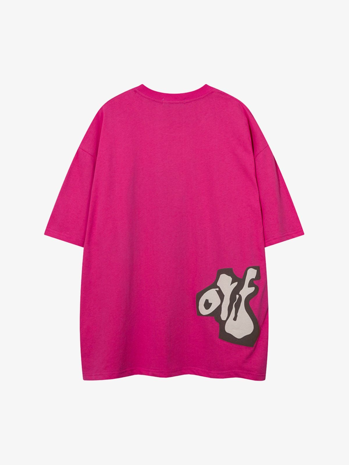 Pixel Art Cartoon Graphic T-Shirt-Coordom
