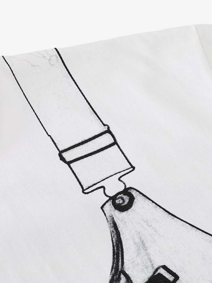 Jacket Print Graphic T-Shirt-Coordom