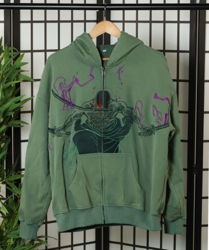 "KING OF HELL" ZIP UP HOODIE-Coordom