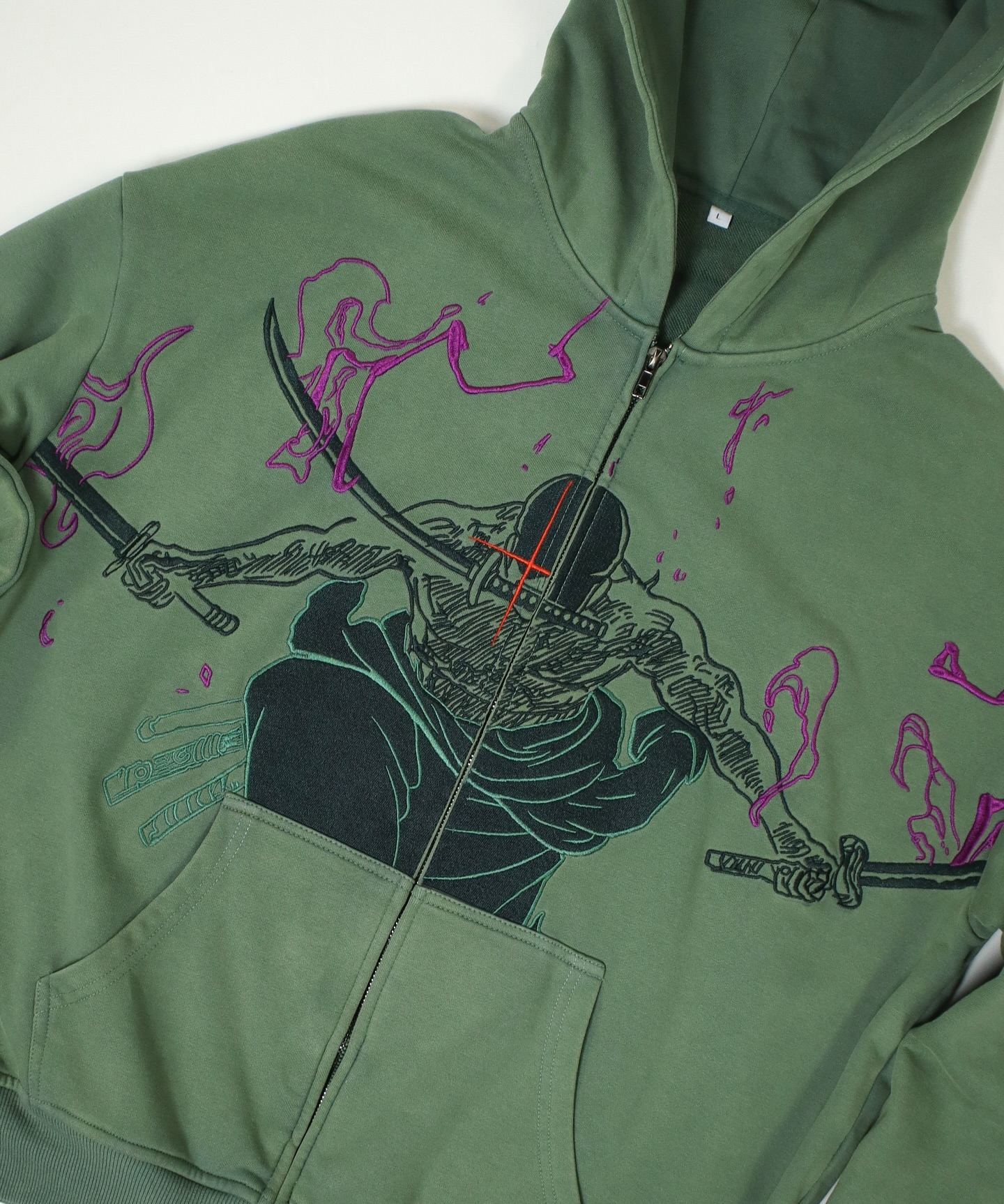 "KING OF HELL" ZIP UP HOODIE-Coordom