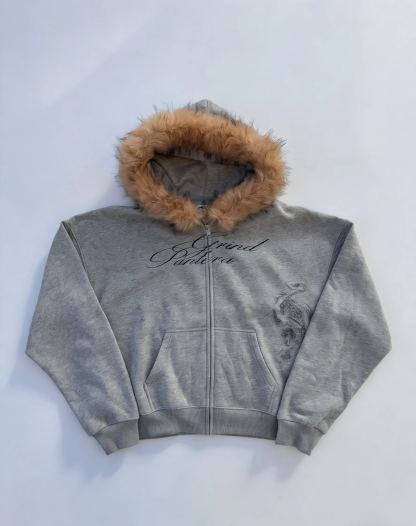 GRIND PANTERA FUR ZIP UP-Coordom