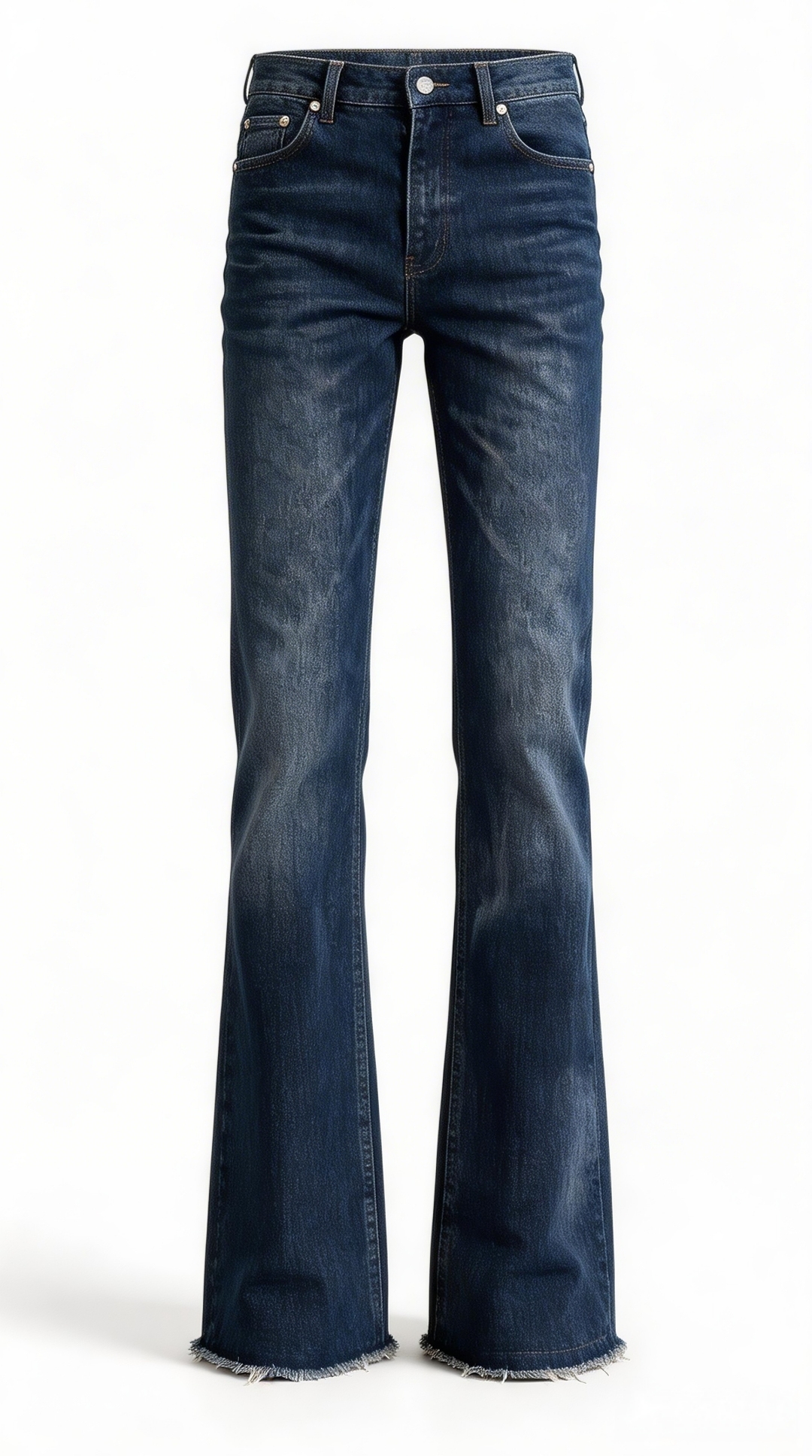 Vintage Washed Bootcut Jeans-Coordom