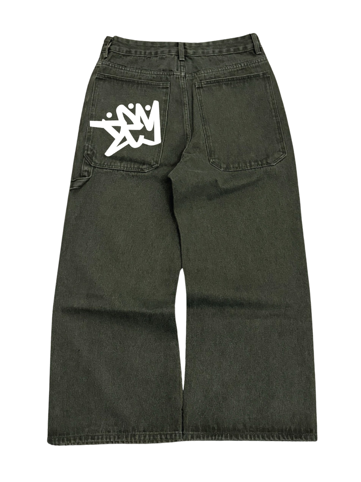 BAGGY GREEN JEANS-Coordom
