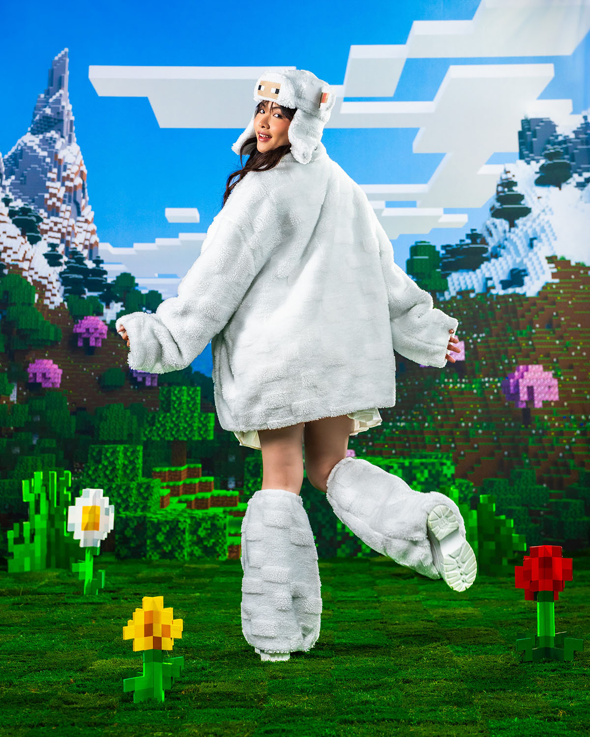  Sheep Sherpa Leg Warmers-Coordom