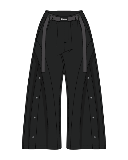 "REISHI" Wide Pants-Coordom
