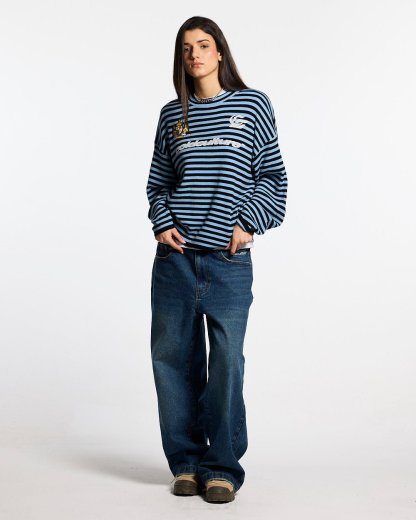 DISTRESS STARS V2 PANTS BLUE DENIM-Coordom