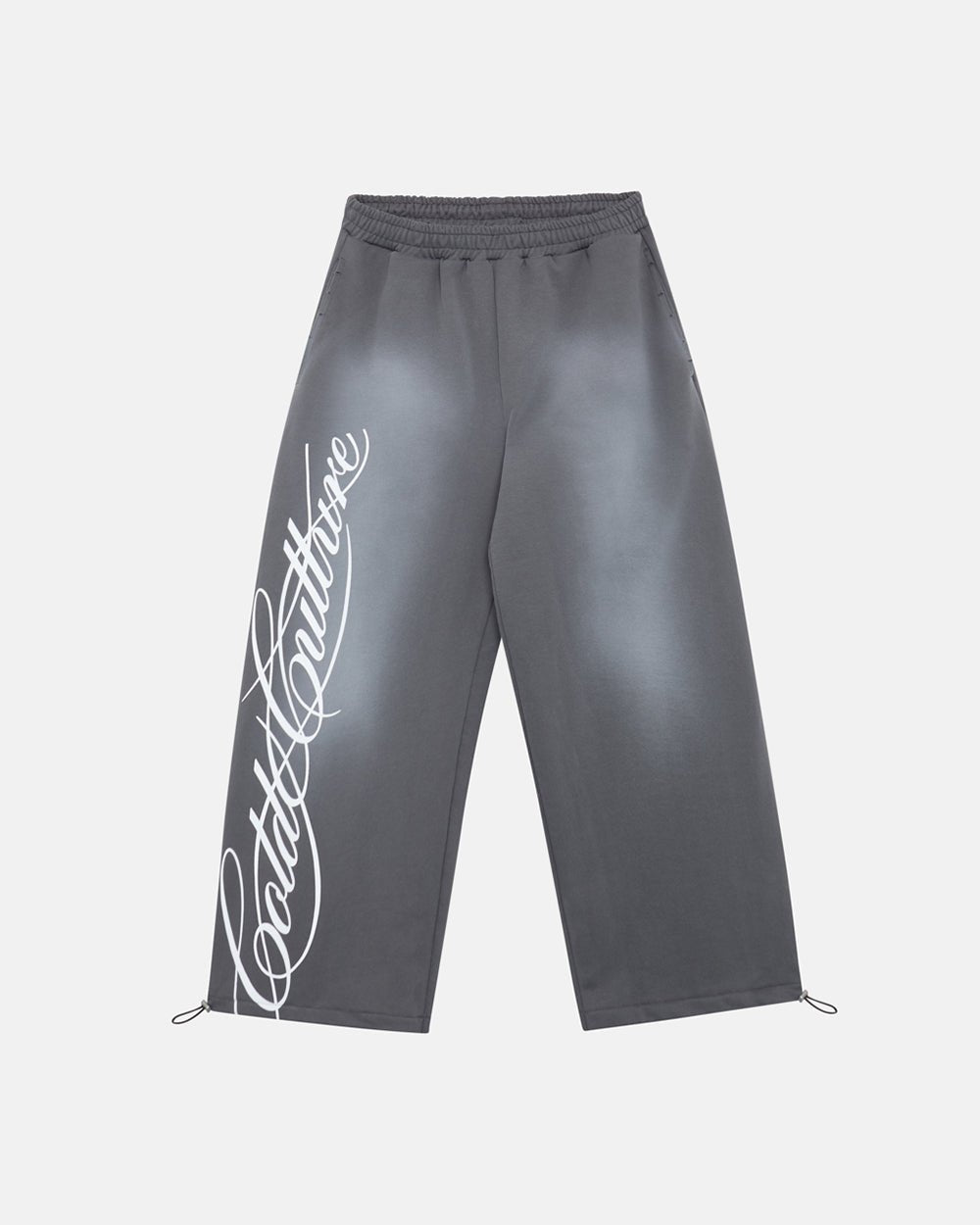 SCRIPT SWEATPANTS ANTRACITE GREY-Coordom
