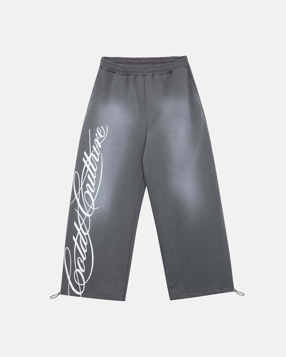 SCRIPT SWEATPANTS ANTRACITE GREY-Coordom