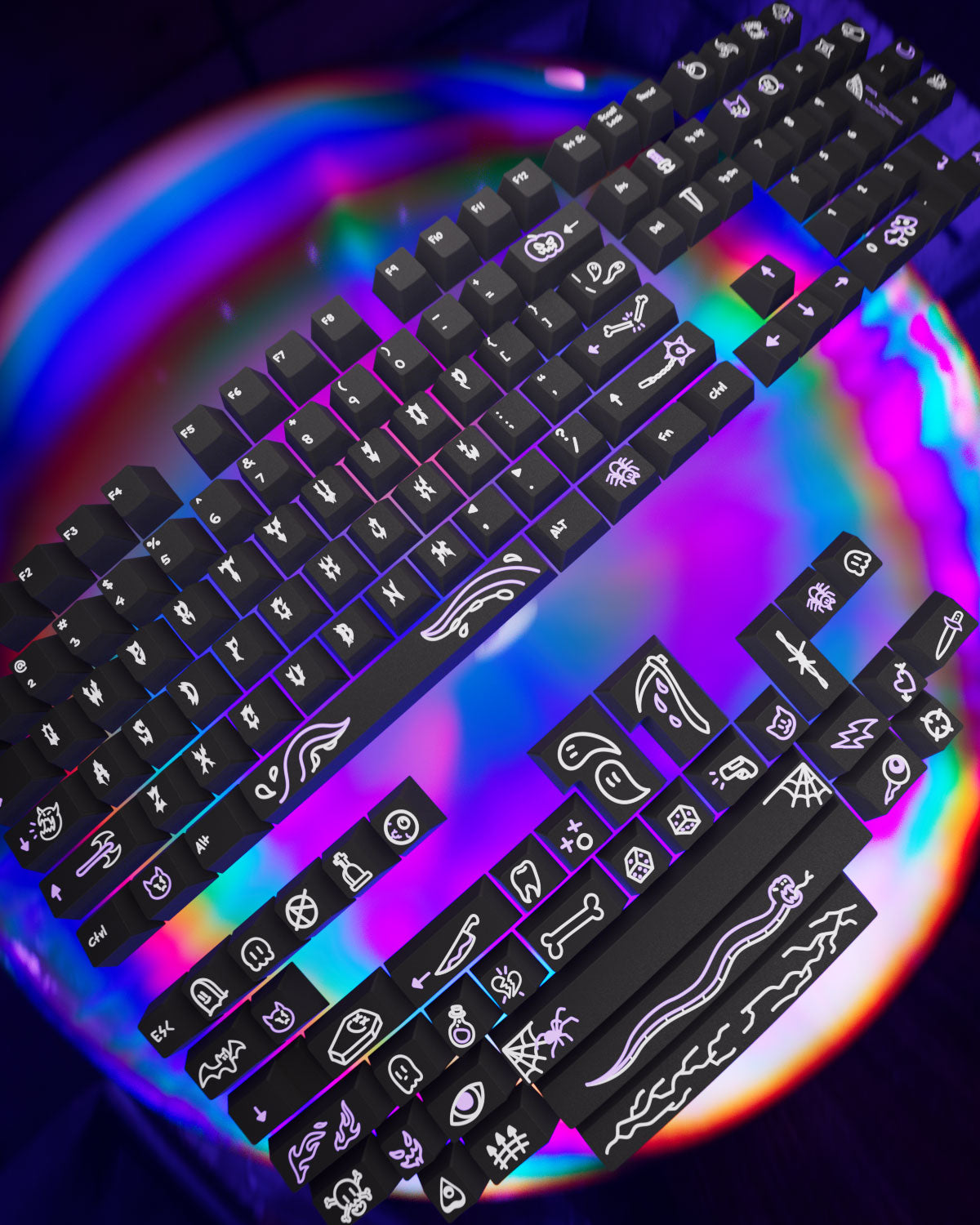  Very Ghoul Keycaps-Coordom