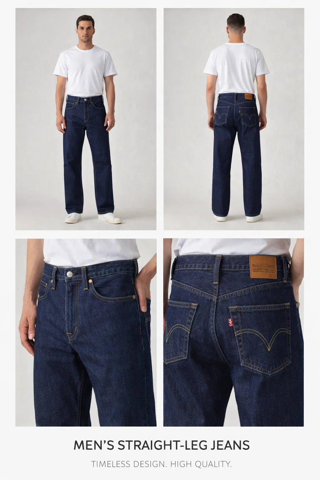 RIBCAGE WIDE LEG JEANS-Coordom
