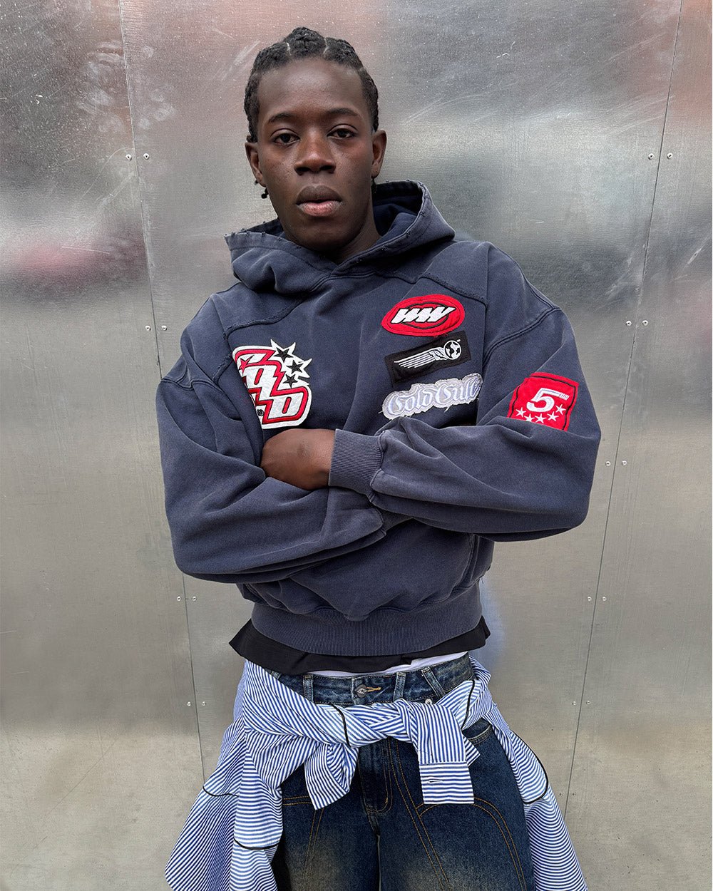 Walker Hoodie  | Classic Streetwear Oversized Casual Sweatshirt-Coordom