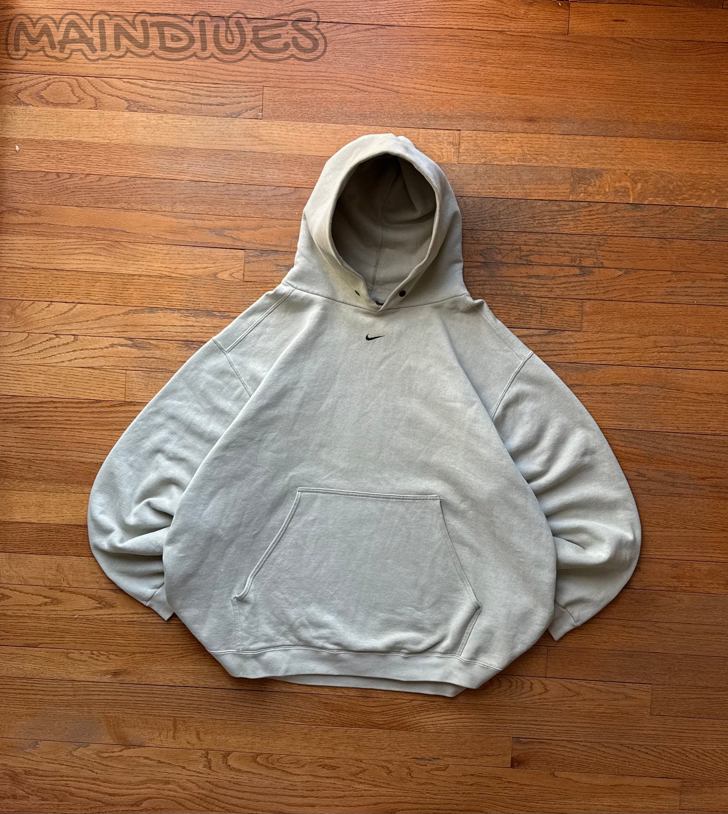 Pistachio Center Swoosh Hoodie - 2XL