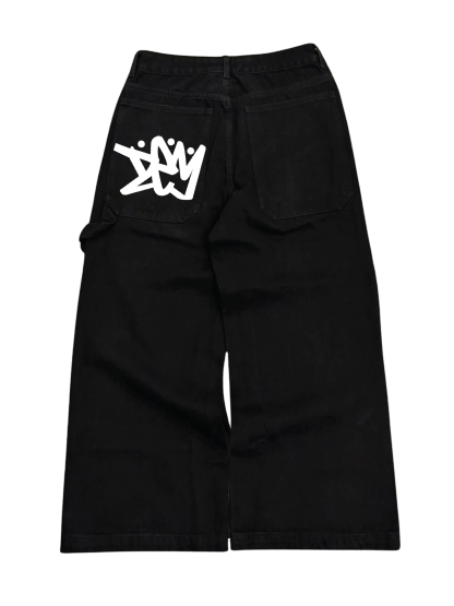 BAGGY BLACK JEANS-Coordom
