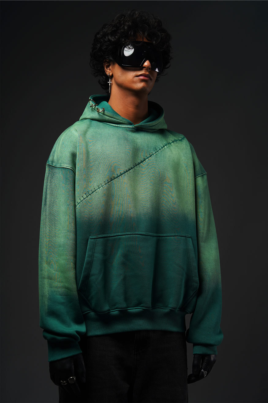 ZORO ASHURA WASHED HOODIE-Coordom