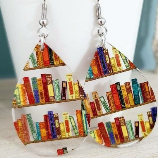 Book Earrings (BUY 4 GET FREE SHIPPING)