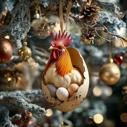 Fun Farm Christmas Ornament