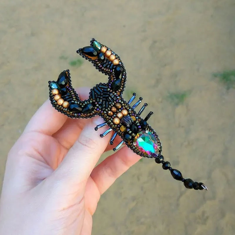 DIY Beaded Brooch Kit