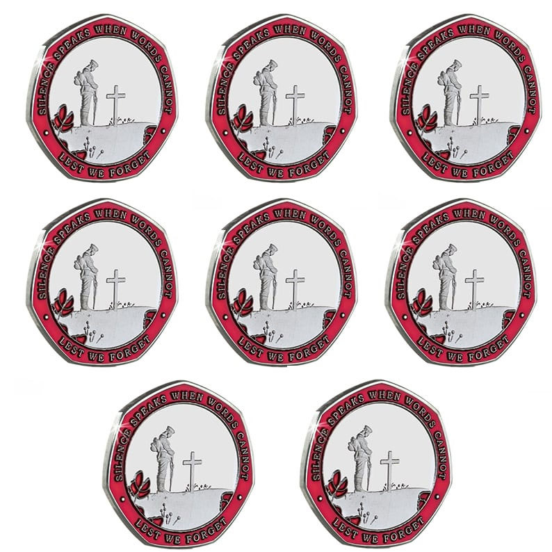 Armistice/Remembrance Commemorative with Embroidered Poppy