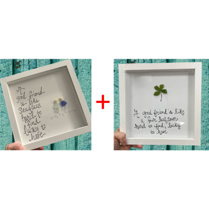 Friendship sea glass