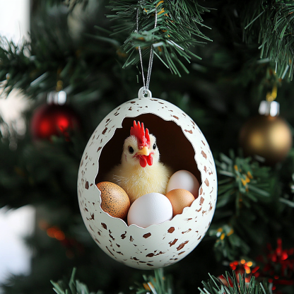 Fun Farm Christmas Ornament