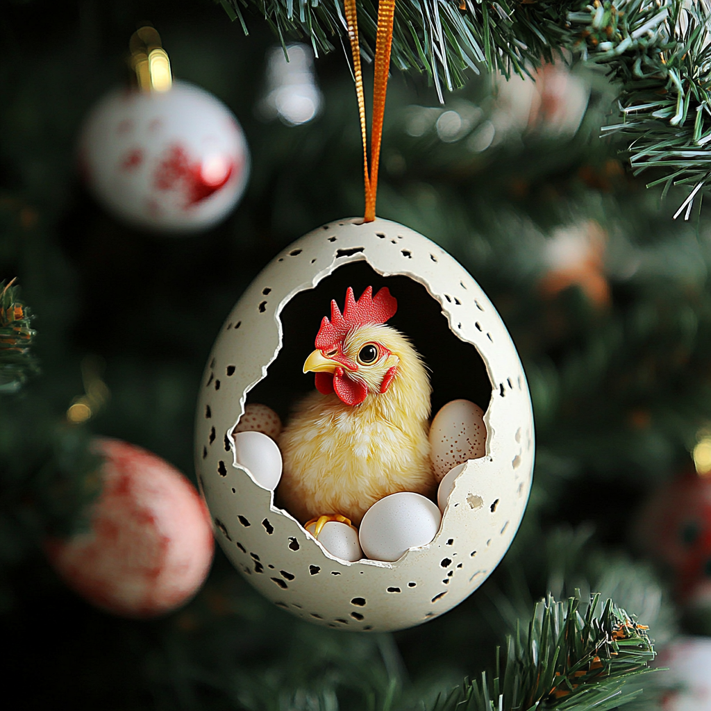 Fun Farm Christmas Ornament