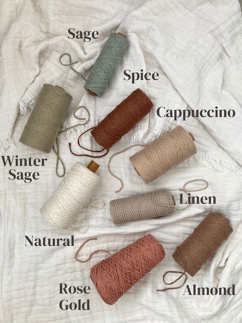 Praise His Name Macrame Keychains