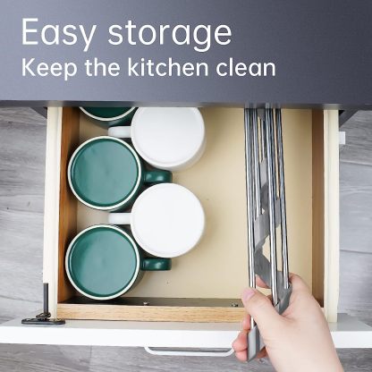 Triangle Roll-Up Sink Drainer