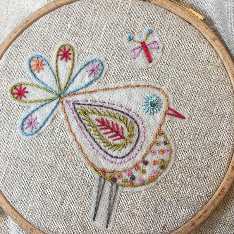 Water soluble embroidery transfers