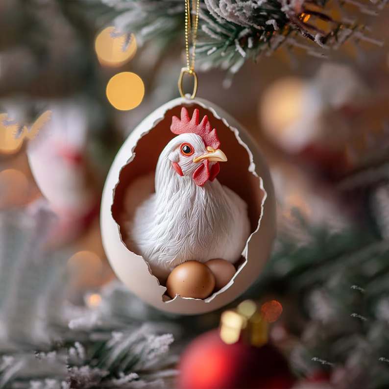 Fun Farm Christmas Ornament