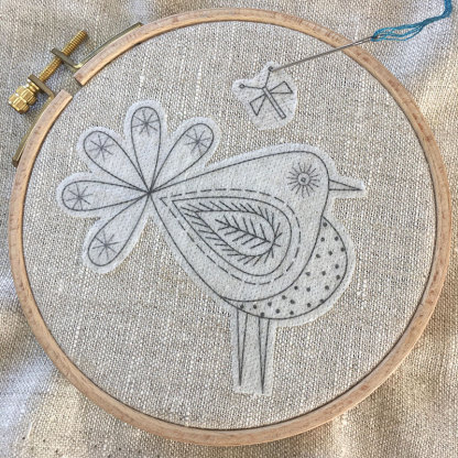 Water soluble embroidery transfers