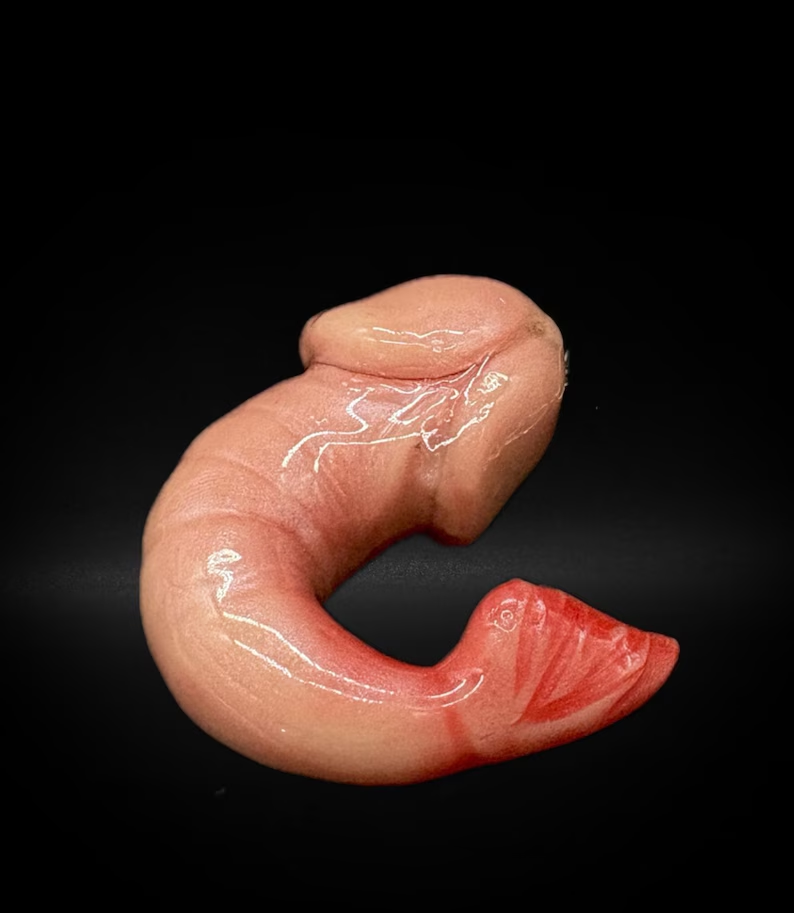 🍤 One-of-a-Kind Cocktail Shrimp Pendant