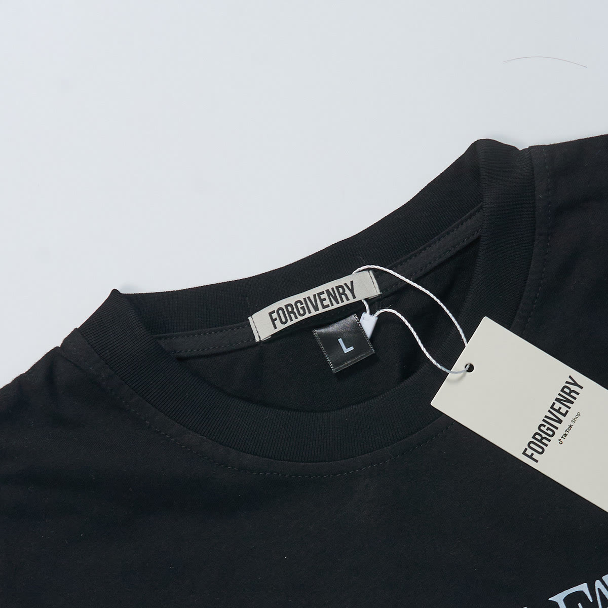 Unisex Forgive Them,Father Print T-shirt - image 5