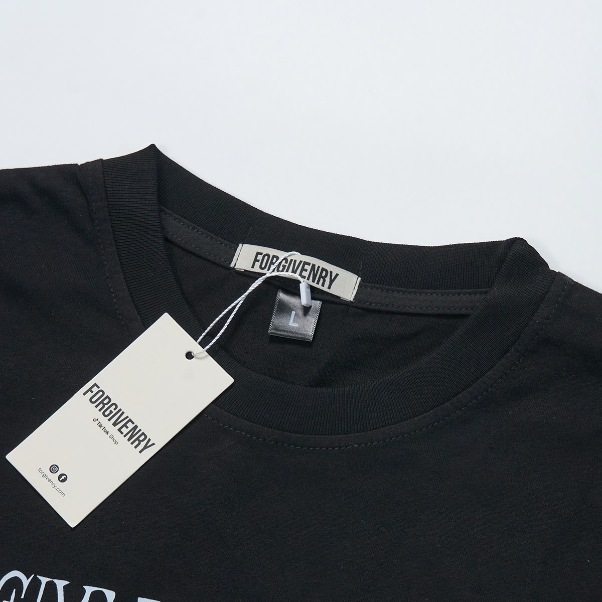 Unisex Forgive Them,Father Print T-shirt - image 6