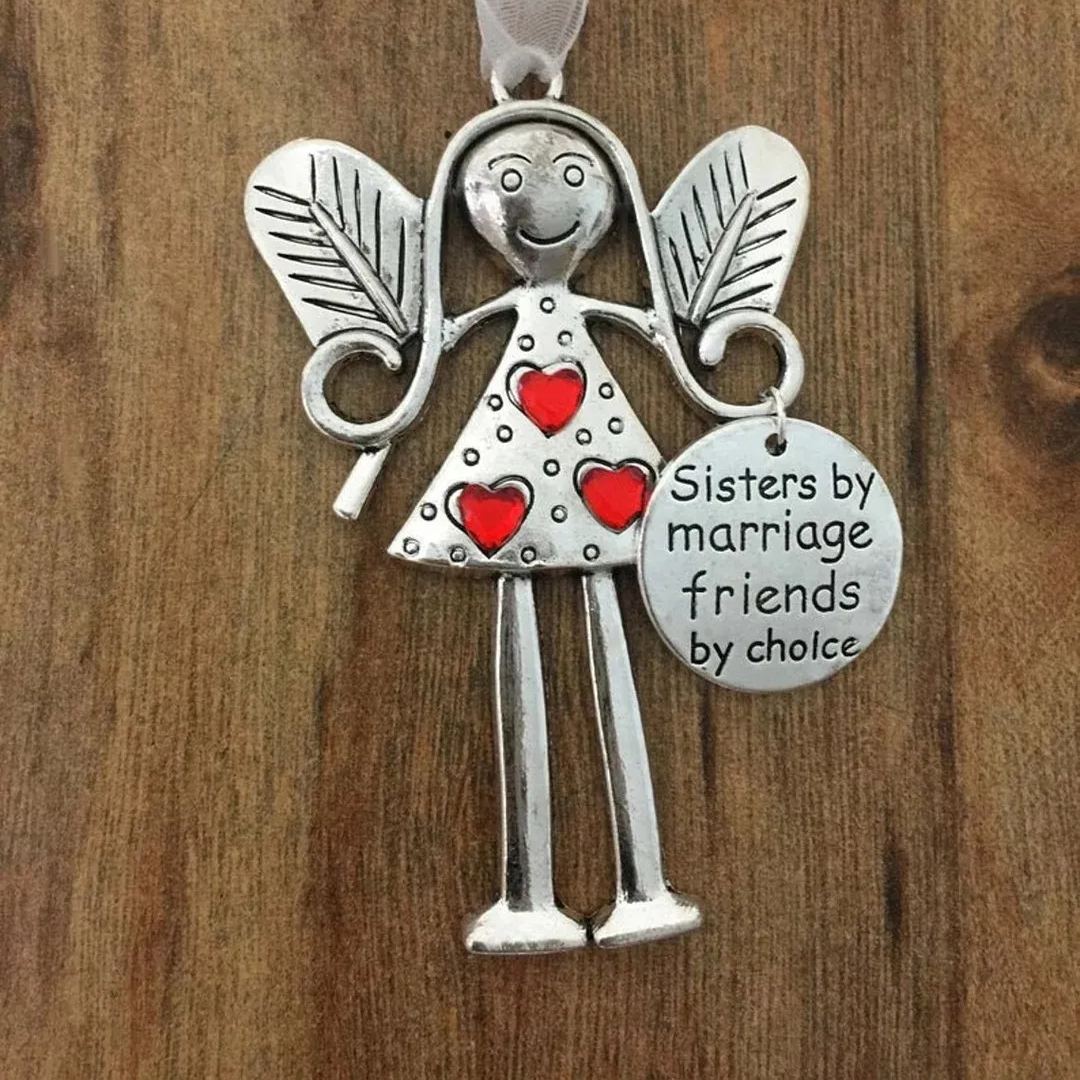 Crazy Beautiful Friends Forever - Angel Ornament