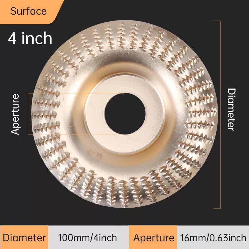 3PCS 4" Grinding Wheels, Wood Carving Sanding Disc Accessory for Polishing Tools,summervibes