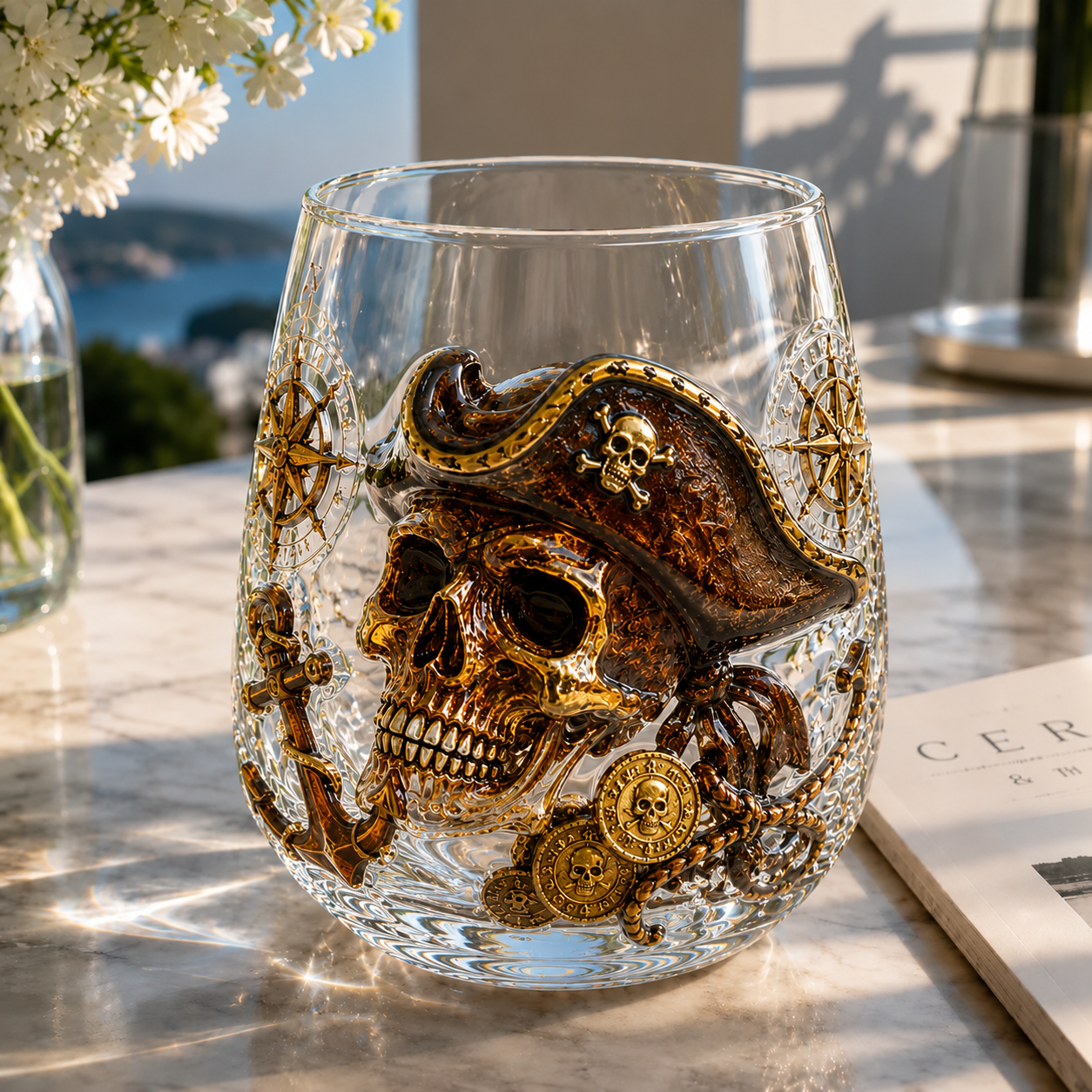 Release The Kraken Pirate Glass Collection — 3-Piece Legendary Ocean Treasure Set